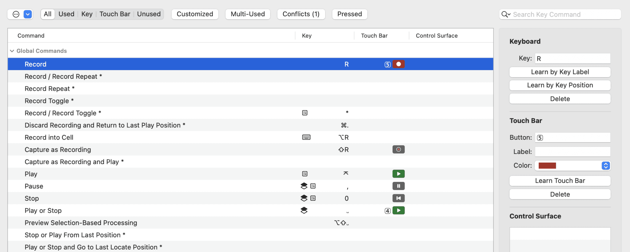 music production tips: logic shortcuts 