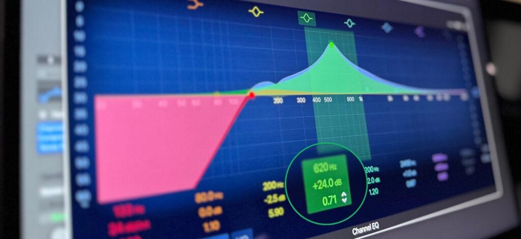 The Q factor in a parametric EQ