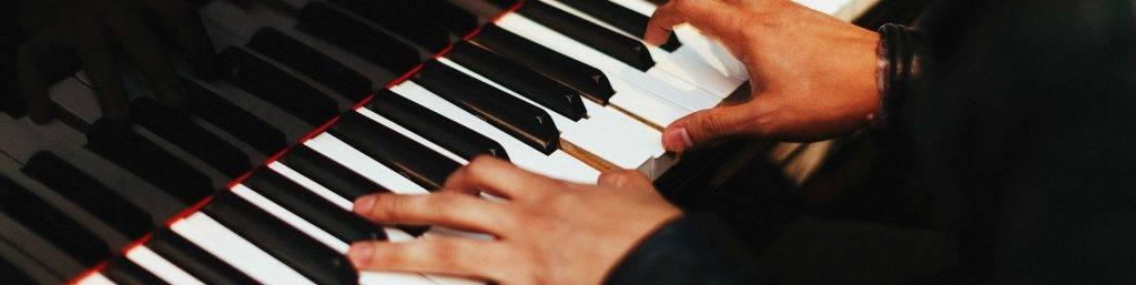 Practising the piano