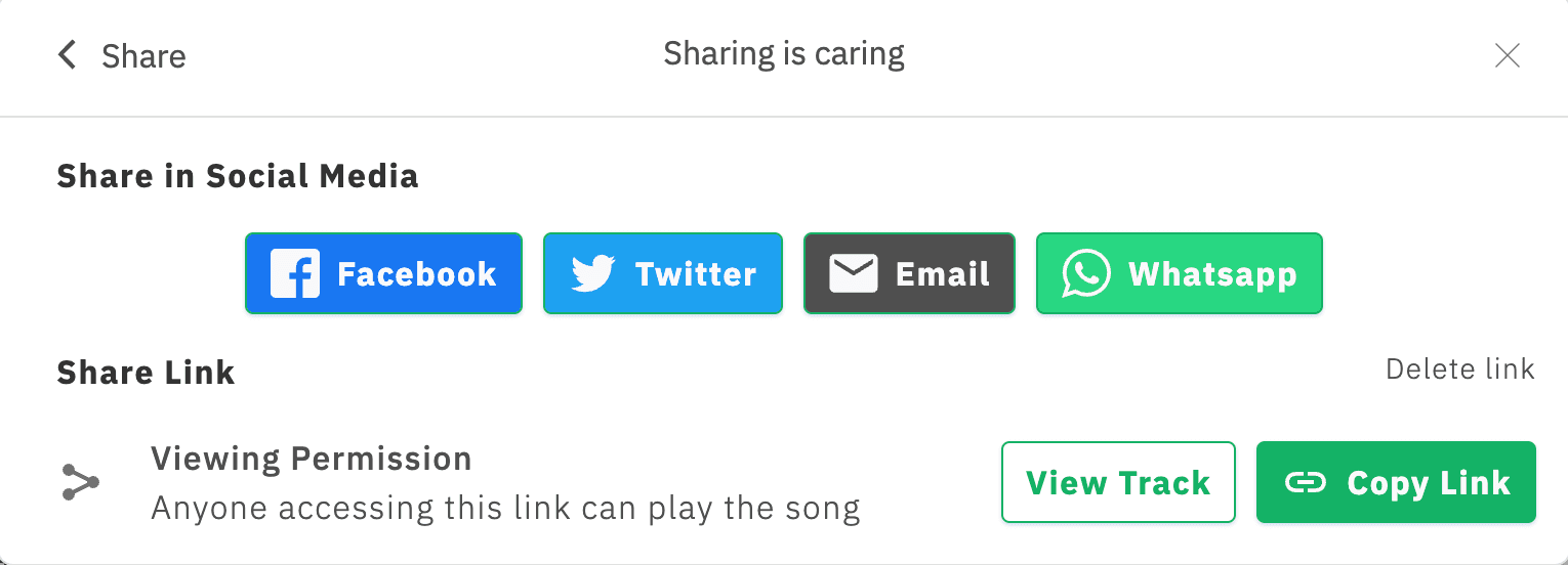 Preview your track before saving your master.