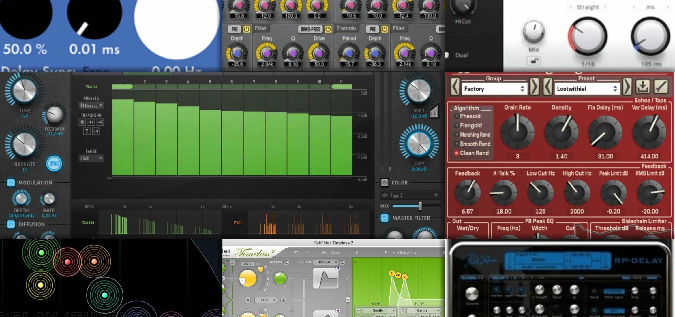Delay Plugins: 8 Unique Delays & Echo for your DAW
