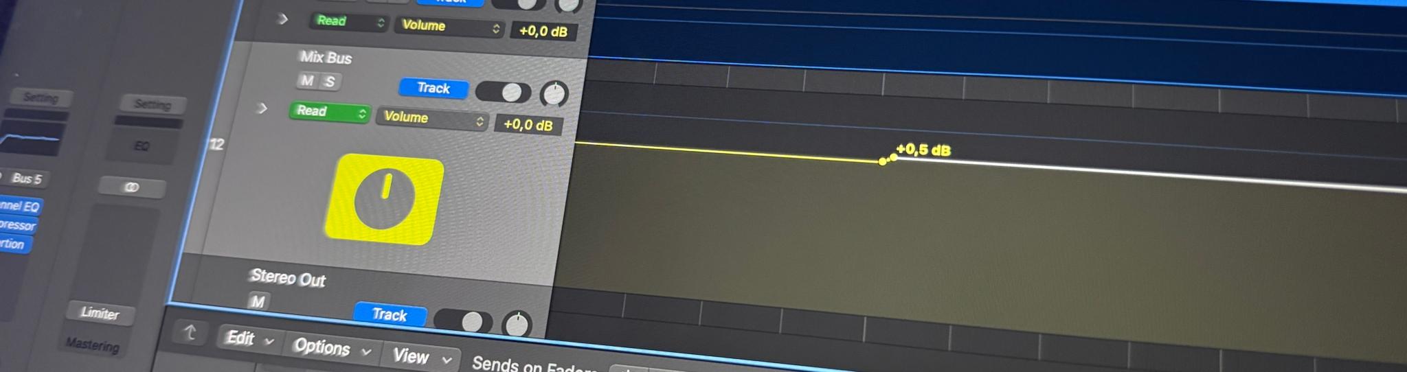 Mix Bus Volume Automation
