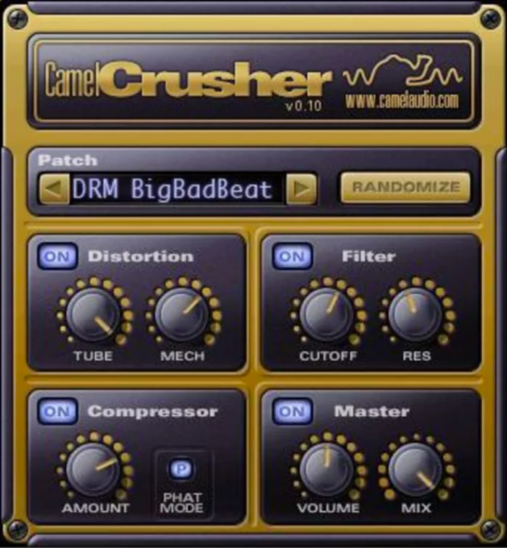 CamelCrusher distortion plugin