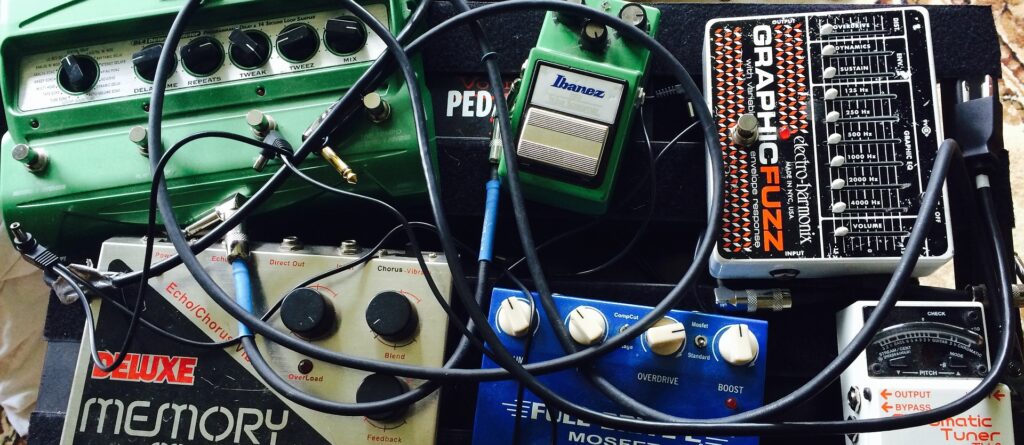 weird guitar pedals graphic fuzz