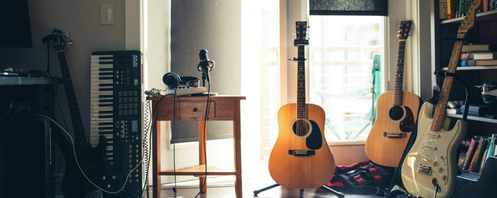 home studio instruments 