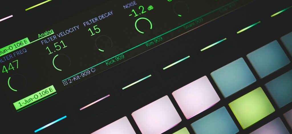 MIDI Controller close-up