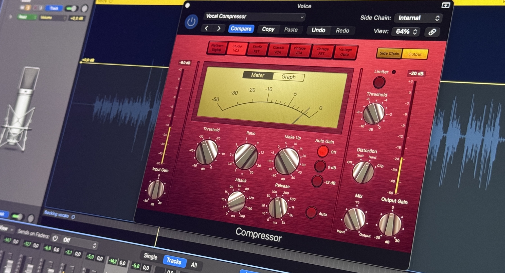 Aggressive Compression Settings for Ear Training in Logic Pro